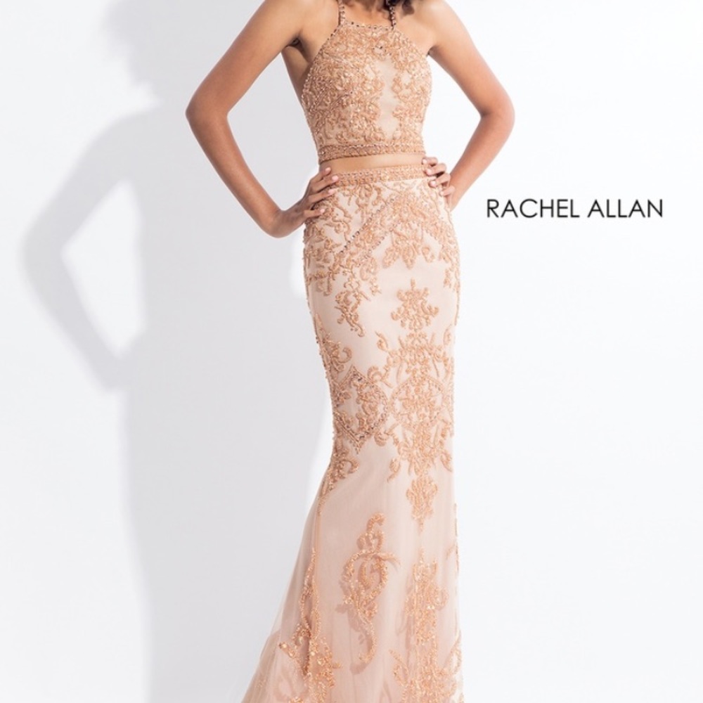 Rose Gold Prom Dress